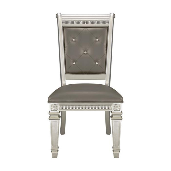 Bevelle Side Chair in Silver (Set of 2) 1958S