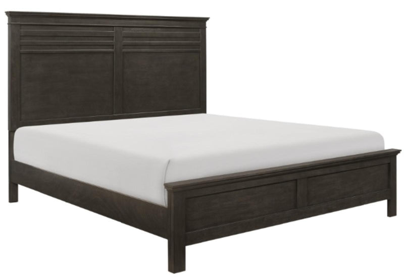 Blaire Farm Full Panel Bed in Saddle Brown Wood 1675F-1