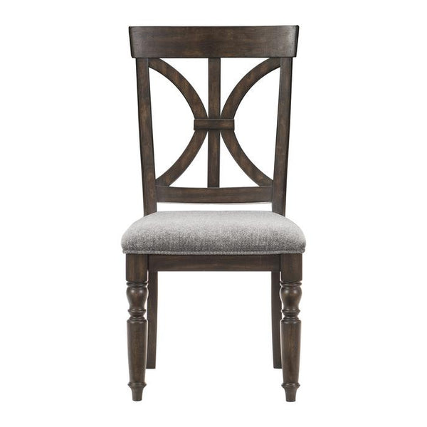 Cardano Side Chair in Charcoal (Set of 2)