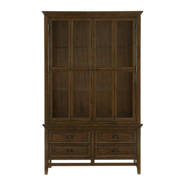 Frazier Park Buffet and Hutch in Dark Cherry 1649-50