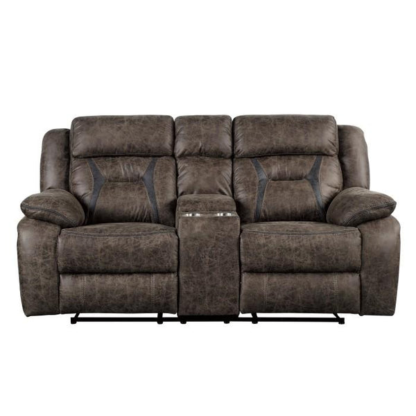 Madrona Double Reclining Loveseat in Dark Brown 9989DB-2 image