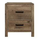 Mandan 2 Drawer Nightstand in Weathered Pine 1910-4