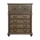 Rachelle 4 Drawer Chest in Weathered Pecan 1693-9