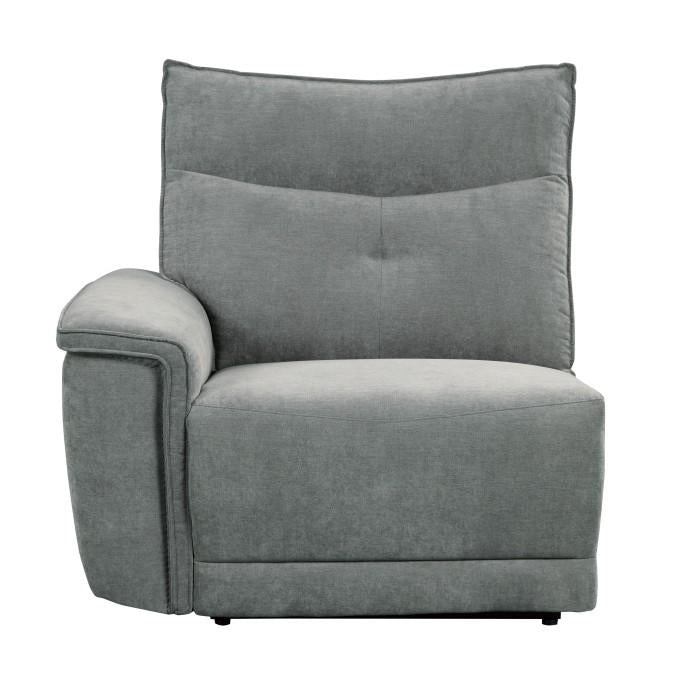 Tesoro Left Side Reclining Chair in Dark Gray 9509DG-LR image