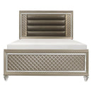 Youth Loudon Full Platform Bed in Champagne Metallic B1515F-1