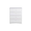 Galen 4 Drawer Chest in White B2053W-9