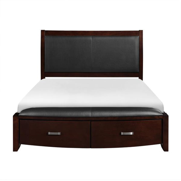 Lyric King Sleigh Storage Bed in Dark Espresso 1737KNC-1EK image