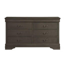 Mayville 6 Drawer Dresser in Gray 2147SG-5