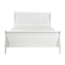 Mayville Queen Sleigh Bed in White 2147W-1