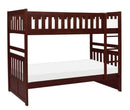 Rowe Twin/Twin Bunk Bed in Dark Cherry B2013DC-1