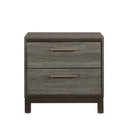 Vestavia 2 Drawer Nightstand in Gray 1936-4