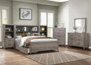 Woodrow Twin Platform Bed in Gray 2042NBT-1