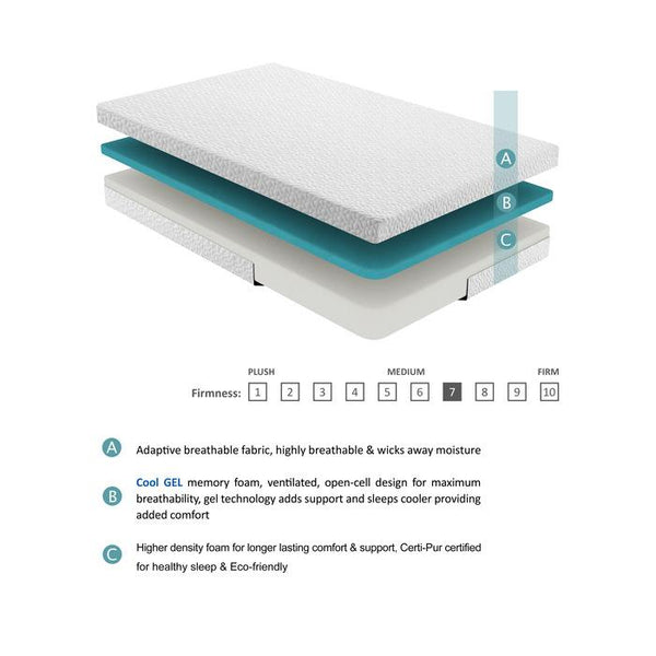 MT-NG06F - 6" Full Gel-Infused Memory Foam Mattress image