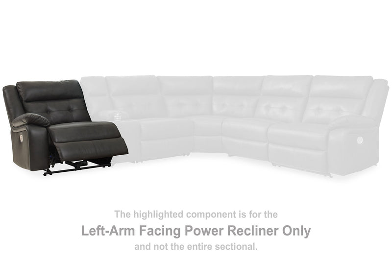 Mackie Pike Power Reclining Sectional Loveseat