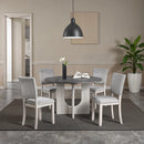 Oberto 5 Pc Round Dining Table Set