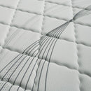 EDREA White/Gray 10" Tight Top Pocket Coil