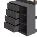 Bunk Bed (T/T) w/4 Drawers & 3 Compartments