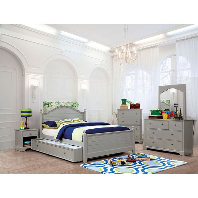 Diane Twin Bed Pink & Grey