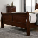 Louis Philippe Full, Twin, Full, & King Bed Black, Grey, Brown & White