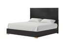 Goldsberg E.King & Queen Bed Grey & Pink