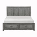 Garretson (3) California King Platform Bed with Footboard Storage