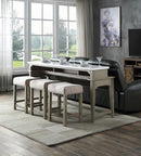 4Pc Pack Counter Height Table Set w/USB Port