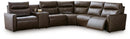 ModZ Power Reclining Sectional with Audio Console
