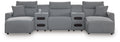 Modmax II Power Reclining Sectional with Chaise and Audio Consoles