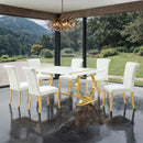 Holbaek 5 Pc 80" Dining Table Set