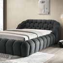 Newquay Bed Black, White, & Gray