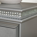 Maddie Bed White & Silver