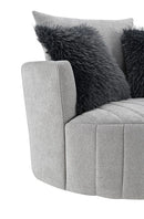 Hoople Channel Tufted Swivel Chair