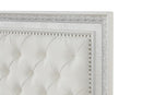 Stella Mia E.King & Queen Bed White & White