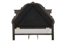 Leovanni 4 Pc Queen Bedroom Set Brown