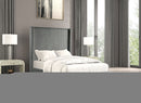 Cadwell E.King, Queen, & Full Bed White, Gray, & Black