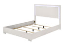 Sinistra E.King & Queen Bed White, Black & Beige