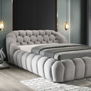 Newquay E.King & Queen Bed White, Grey, & Black