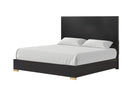 Goldsberg E.King & Queen Bed Grey & Pink