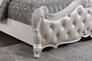 Ventresca 4 & 5 Piece Queen Bedroom Set White & Chrome