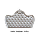 Ventresca 4 & 5 Piece Queen Bedroom Set White & Chrome