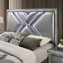 Emmeline 4 & 5 Piece Queen Bedroom Set Gray & White