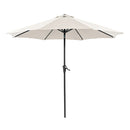 Tano 9' Outdoor Umbrella + 21" Round Base
