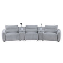 Modular Power Motion Armless Recliner