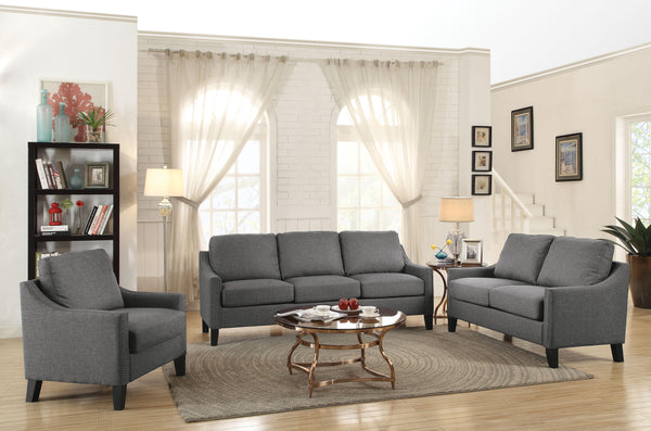 Zapata Gray Linen Sofa image