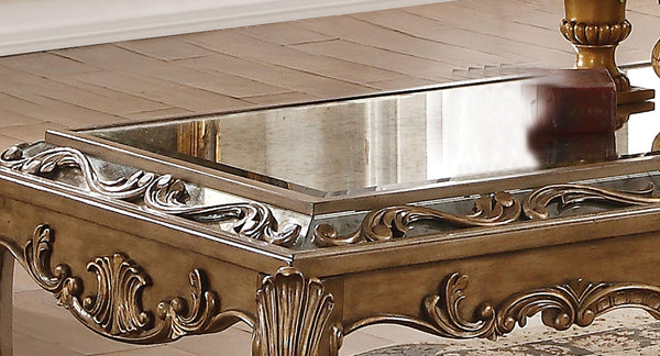 Orianne Mirrored & Antique Gold Coffee Table image