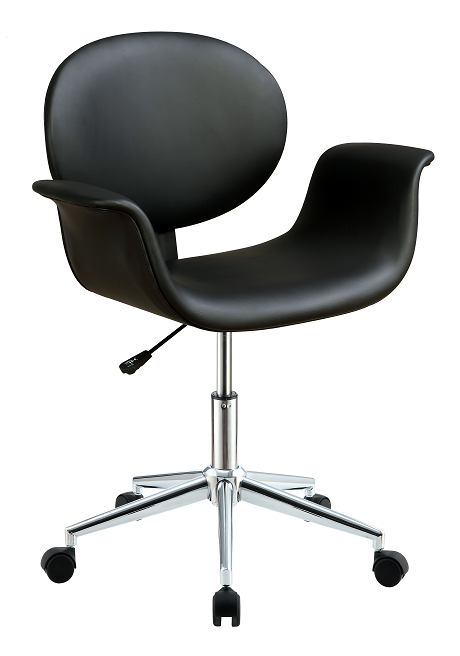 Camila Black PU Office Chair image