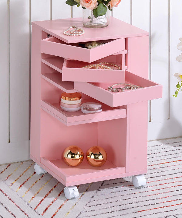 Nariah Pink Storage Cart image