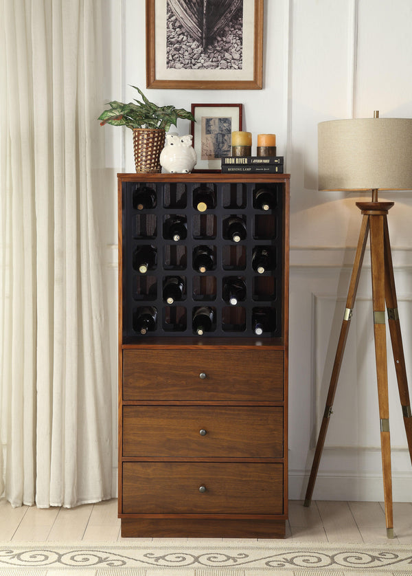 Wiesta Walnut Wine Cabinet image