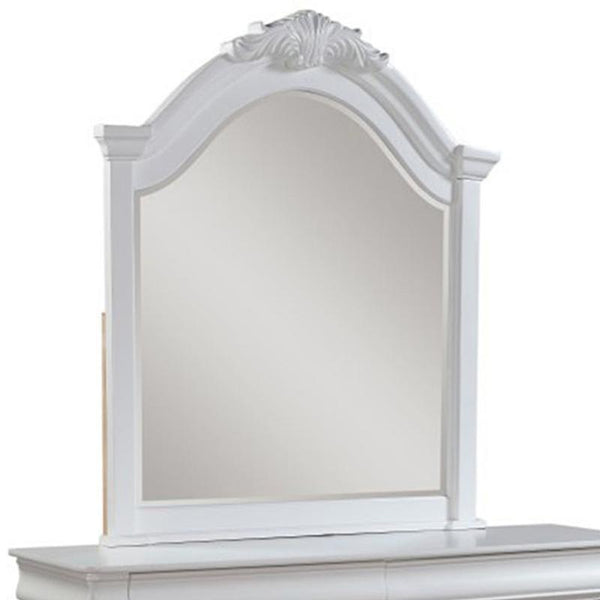 ACME Estrella Youth Dresser Mirror in White 30244 image