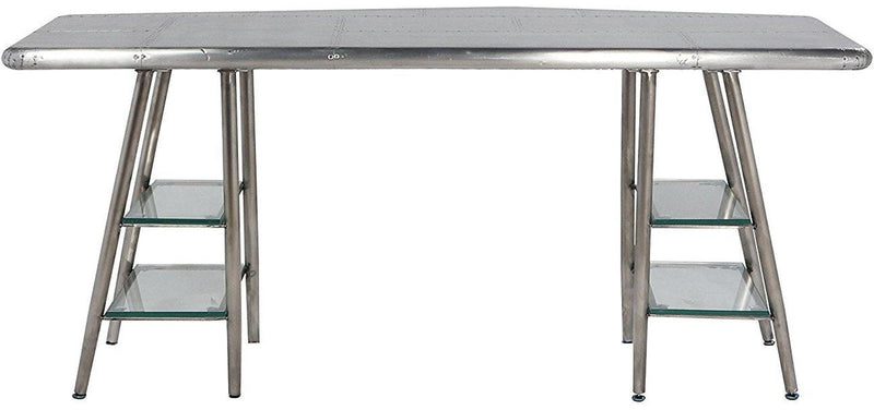 Acme Furniture Brancaster Desk in Aluminum 92790 image